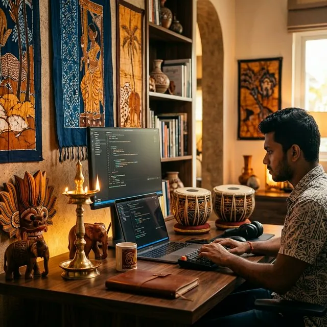 Sri Lankan creative technology workspace